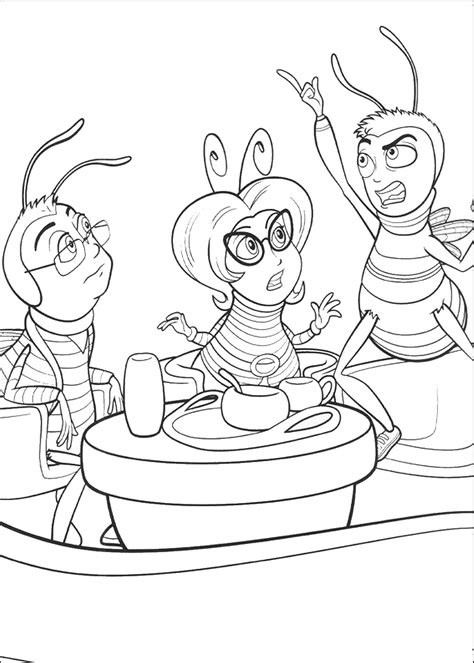 bee movie coloring pages