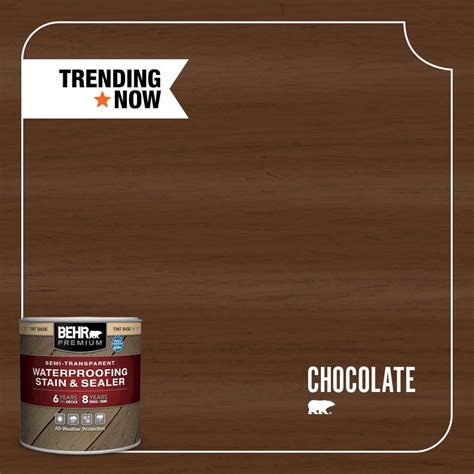 behr chocolate stain