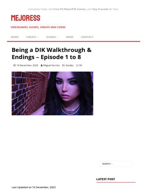 Beinga Dik Walkthrough