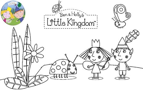 ben and holly's little kingdom coloring pages