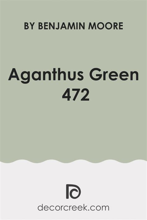 benjamin moore aganthus green