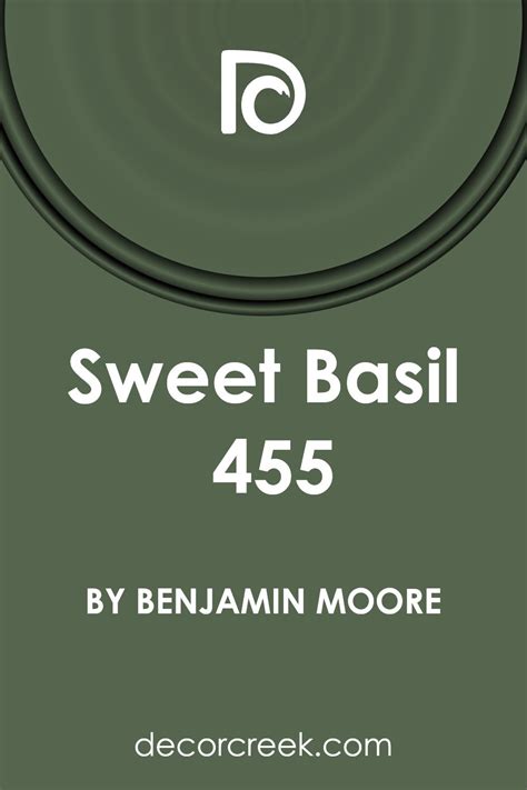 benjamin moore sweet basil