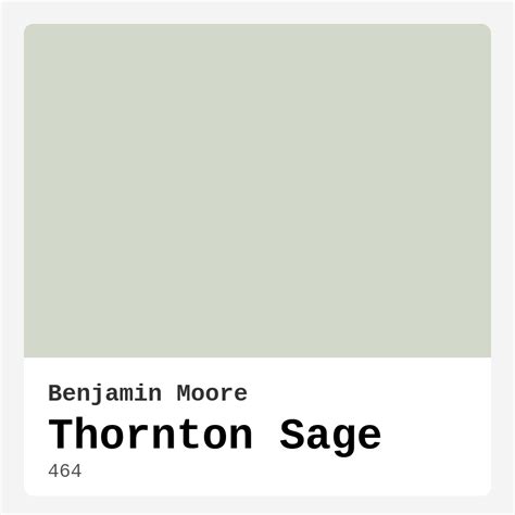 benjamin moore thornton sage