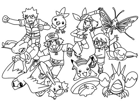 best pokemon coloring pages