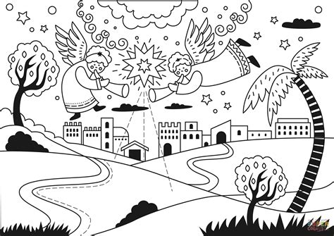 bethlehem coloring pages