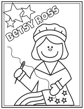 betsy ross coloring page