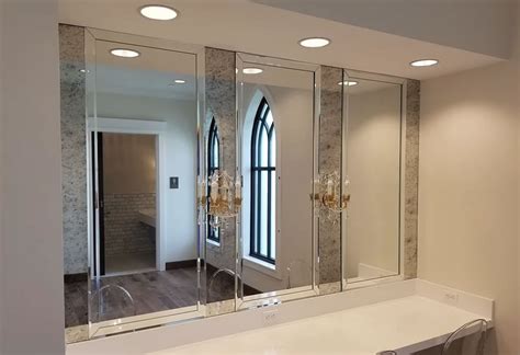 beveled mirror strips