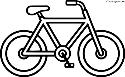 bicycle coloring pages