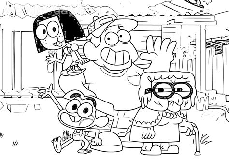 big city greens coloring pages