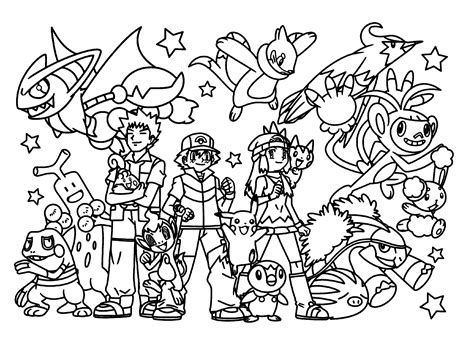 big pokemon coloring pages
