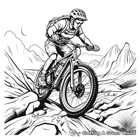biking coloring pages