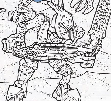 bionicle coloring pages