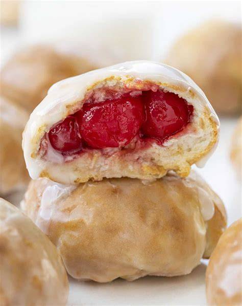biscuits and cherry pie filling