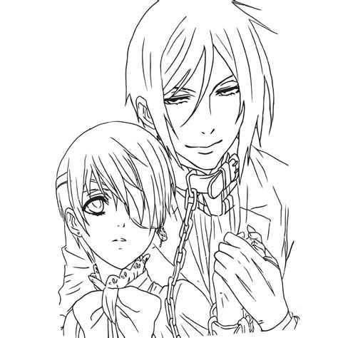 black butler coloring pages