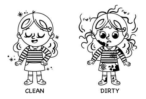 black when clean white when dirty