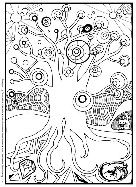 blank coloring pages for adults