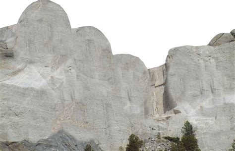 Blank Mount Rushmore Template