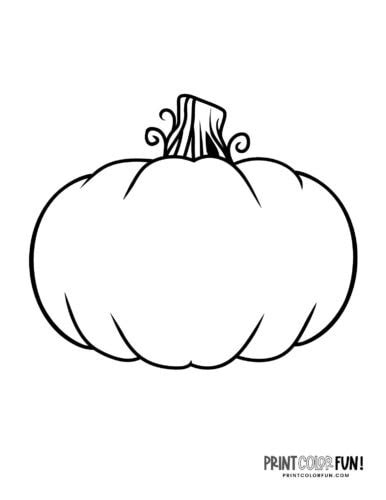 blank pumpkin printable