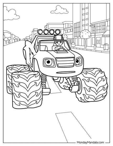 blaze coloring book pdf