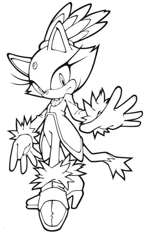 blaze the cat coloring pages