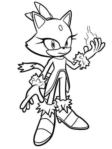 blaze the cat coloring pages