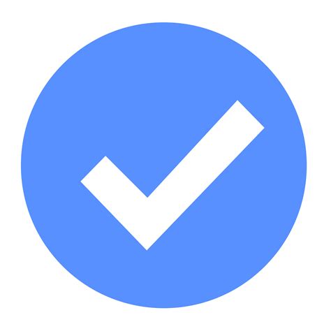 Blue Tick Icon