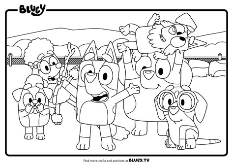 bluey coloring sheets