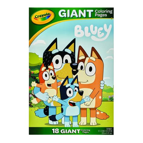 bluey giant coloring pages