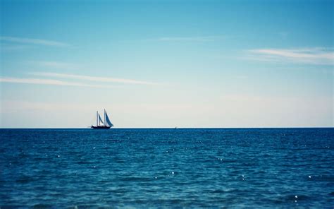 boat in the middle of the sea