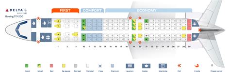 Boeing 717 Seating Chart Delta