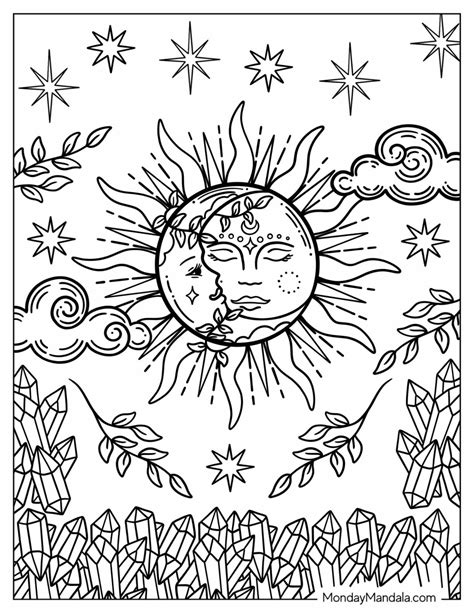 boho coloring pages