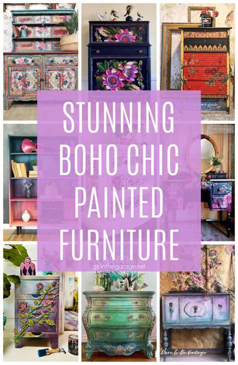 boho painted furniture