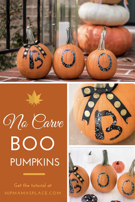 boo pumpkins