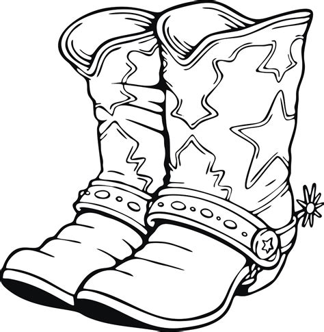 boot coloring pages