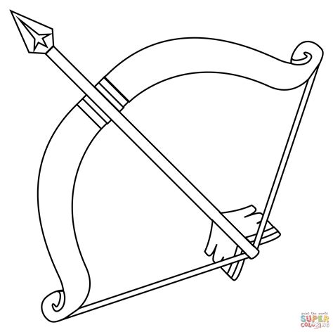 bow and arrow coloring pages