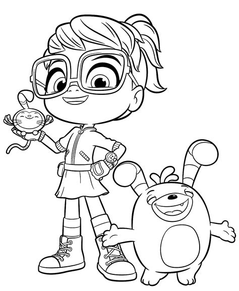bozzly abby hatcher coloring pages