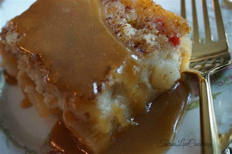 bread pudding with fruit cocktail