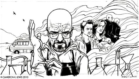 breaking bad coloring pages