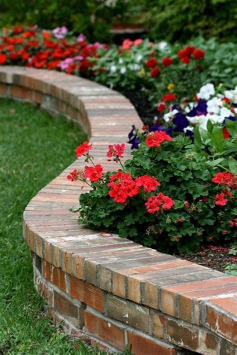 brick flower bed