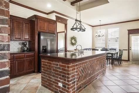 brick island kitchen