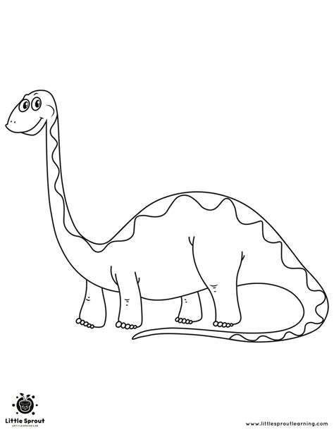 brontosaurus coloring pages