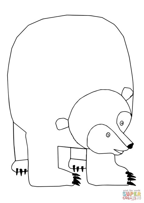 brown bear book coloring pages