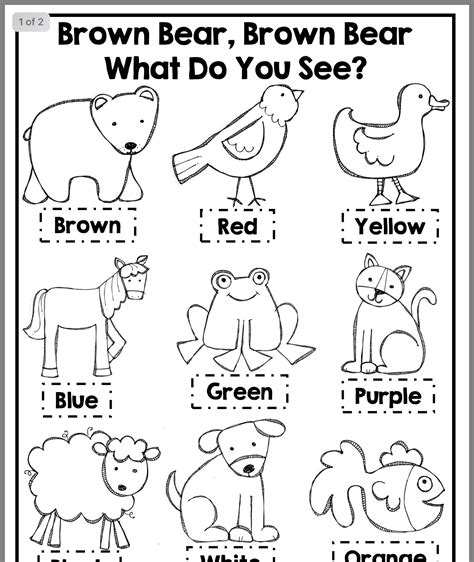 brown bear coloring pages