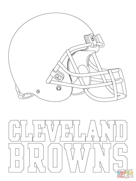 browns coloring pages