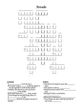 brunch breads crossword