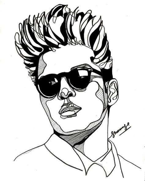 bruno mars coloring pages