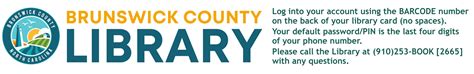Brunswick County Library Catalog Request