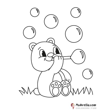 bubble coloring pages