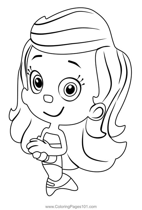 bubble guppies molly coloring pages