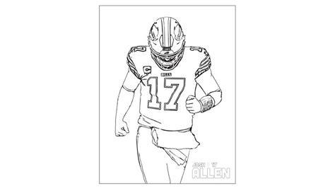 buffalo bills coloring pages